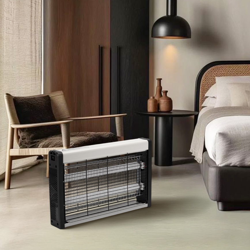 Brilagi - Elektrische insectenvanger 2xUV/20W/230V, geschikt voor 100 m²