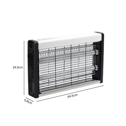 Brilagi - Elektrische insectenvanger 2xUV/20W/230V, geschikt voor 100 m²