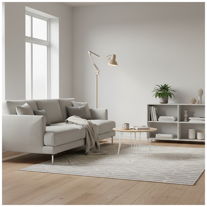Brilagi - Flexibele vloerlamp TASKER 1xE27/60W/230V 184 cm beige