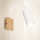 Brilagi - Flexibele wandlamp met schakelaar SELE 1xGU10/30W/230V wit/eikendecor