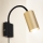 Brilagi - Flexibele wandlamp met schakelaar SELE 1xGU10/30W/230V zwart/goud