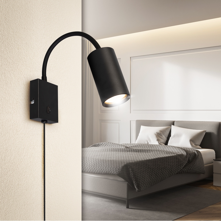 Brilagi - Flexibele wandlamp SELE 1xGU10/30W/230V zwart