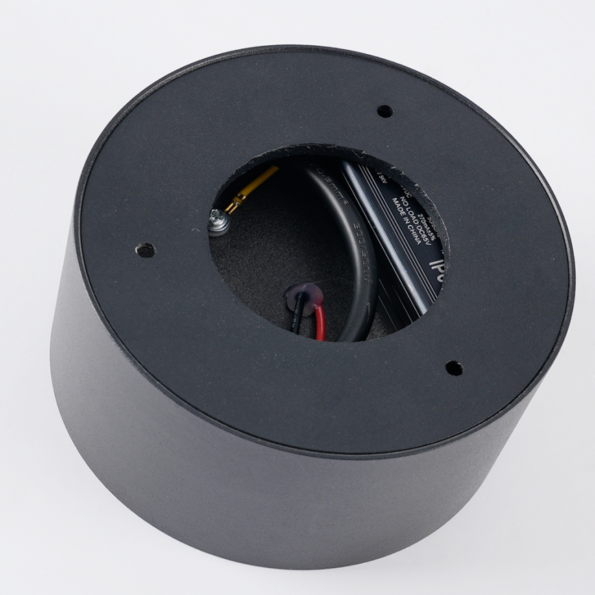 Brilagi - LED-plafondlamp voor badkamer FORIS LED/9W/230V Ø 9 cm antraciet IP44 CRI 90