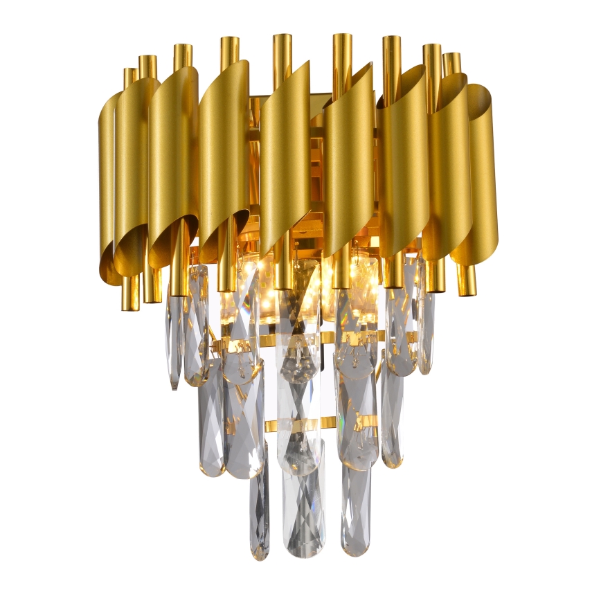 Brilagi - Gouden wandlamp ECLIPSE 2xE14/10W/230V