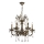 Brilagi - Hanglamp aan een ketting CLASSIC 6xE14/60W/230V messing