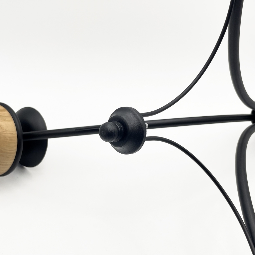 Brilagi - Hanglamp aan een ketting COTTAGE 3xE14/40W/230V beuken/bruin