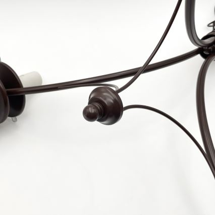 Brilagi - Hanglamp aan een ketting COTTAGE 3xE14/40W/230V eiken/bruin