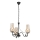 Brilagi - Hanglamp aan een ketting COTTAGE 3xE14/40W/230V zwart/bruin