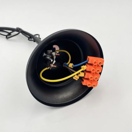 Brilagi - Hanglamp aan een ketting COTTAGE 3xE14/40W/230V zwart/bruin