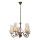 Brilagi - Hanglamp aan een ketting COTTAGE 5xE14/40W/230V bruin
