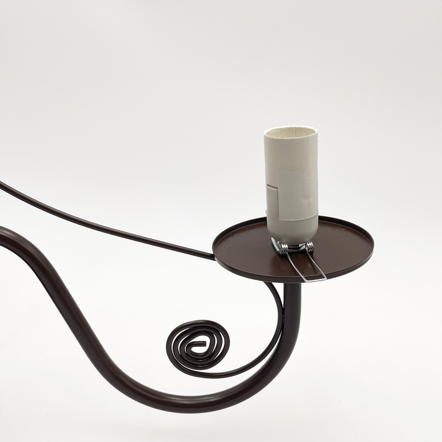 Brilagi - Hanglamp aan een ketting COTTAGE 5xE14/40W/230V bruin