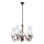 Brilagi - Hanglamp aan een ketting COTTAGE 5xE14/40W/230V bruin/wit