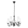 Brilagi - Hanglamp aan een ketting COTTAGE 5xE14/40W/230V zwart/wit