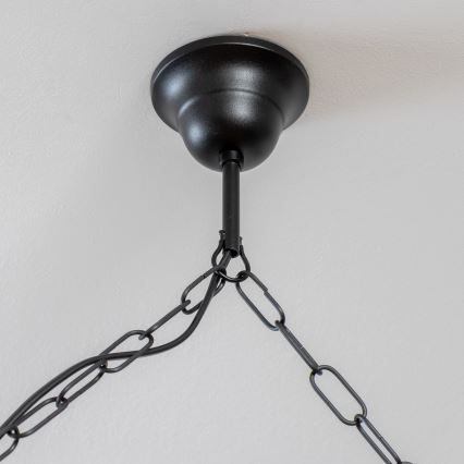 Brilagi - Hanglamp aan een ketting KOS 6xE27/60W/230V beuken