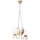 Brilagi - Hanglamp aan een ketting QUEEN 2xE14/40W/230V beuken/crème