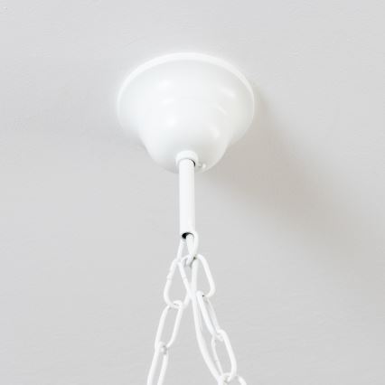 Brilagi - Hanglamp aan een ketting QUEEN 2xE14/40W/230V beuken/crème