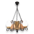 Brilagi - Hanglamp aan een ketting QUEEN 3xE14/40W/230V beuken