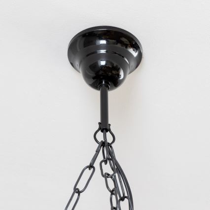 Brilagi - Hanglamp aan een ketting QUEEN 3xE14/40W/230V beuken/walnoot