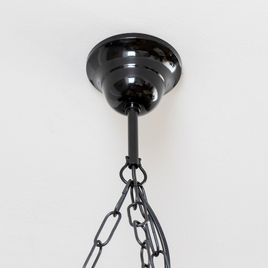 Brilagi - Hanglamp aan een ketting QUEEN 3xE14/40W/230V beuken/walnoot