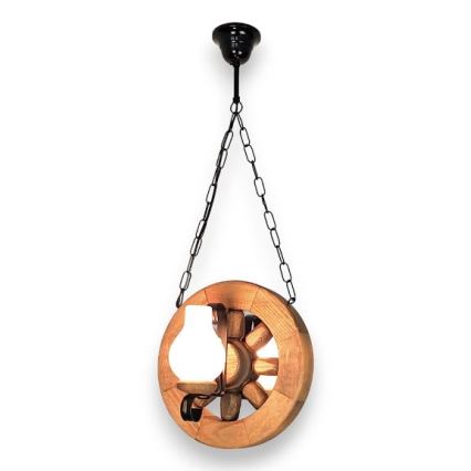 Brilagi - Hanglamp aan een ketting ROATA 2xE14/40W/230V beuken