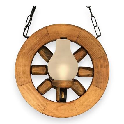 Brilagi - Hanglamp aan een ketting ROATA 2xE14/40W/230V beuken