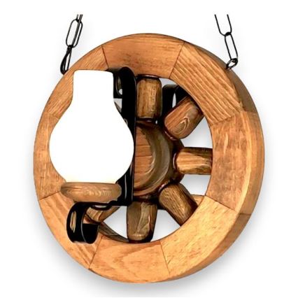 Brilagi - Hanglamp aan een ketting ROATA 2xE14/40W/230V beuken
