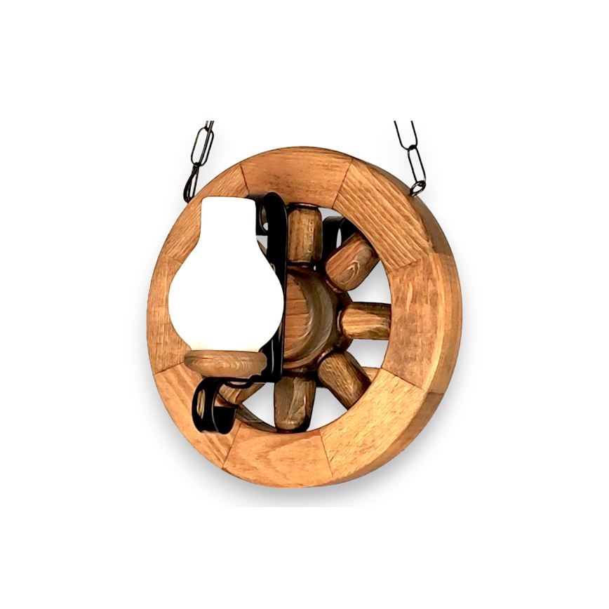 Brilagi - Hanglamp aan een ketting ROATA 2xE14/40W/230V beuken