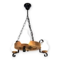 Brilagi - Hanglamp aan een ketting ROATA 3xE14/40W/230V beuken