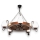 Brilagi - Hanglamp aan een ketting ROATA 5xE14/40W/230V beuken/walnoot