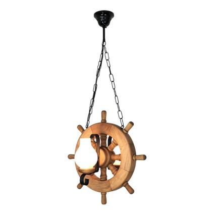 Brilagi - Hanglamp aan een ketting TIMONA 2xE14/40W/230V beuken