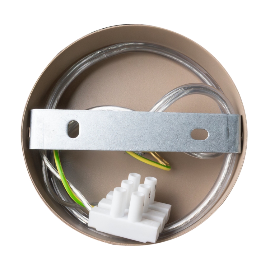 Brilagi - Hanglamp aan een koord ABRAHAM 1xE27/60W/230V diameter 35 cm beige