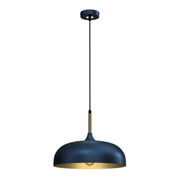 Brilagi - Hanglamp aan een koord ABRAHAM 1xE27/60W/230V diameter 35 cm blauw