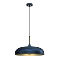 Brilagi - Hanglamp aan een koord ABRAHAM 1xE27/60W/230V diameter 45 cm blauw
