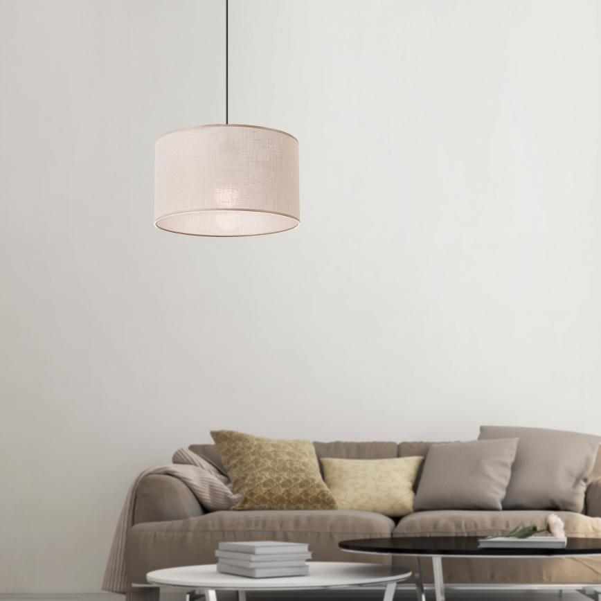 Brilagi - Hanglamp aan een koord ANTHONY 1xE27/60W/230V eiken/beige