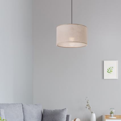 Brilagi - Hanglamp aan een koord ANTHONY 1xE27/60W/230V eiken/beige