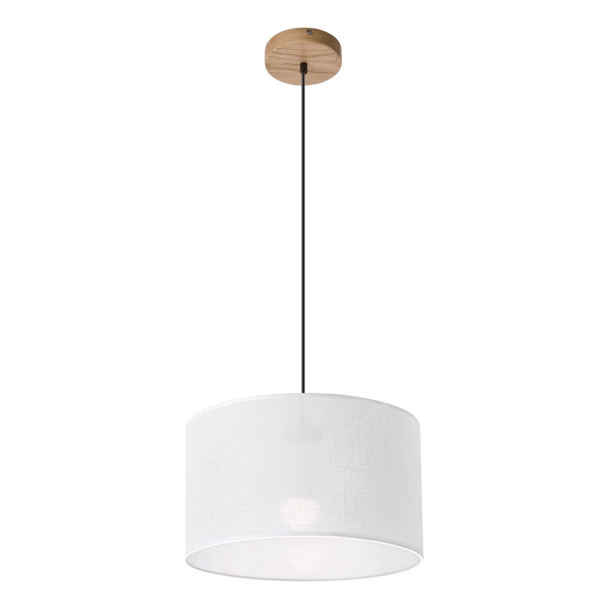 Brilagi - Hanglamp aan een koord ANTHONY 1xE27/60W/230V eiken/wit