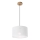 Brilagi - Hanglamp aan een koord ANTHONY 1xE27/60W/230V eiken/wit