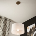 Brilagi - Hanglamp aan een koord ANTHONY 1xE27/60W/230V eiken/wit
