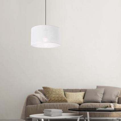 Brilagi - Hanglamp aan een koord ANTHONY 1xE27/60W/230V eiken/wit