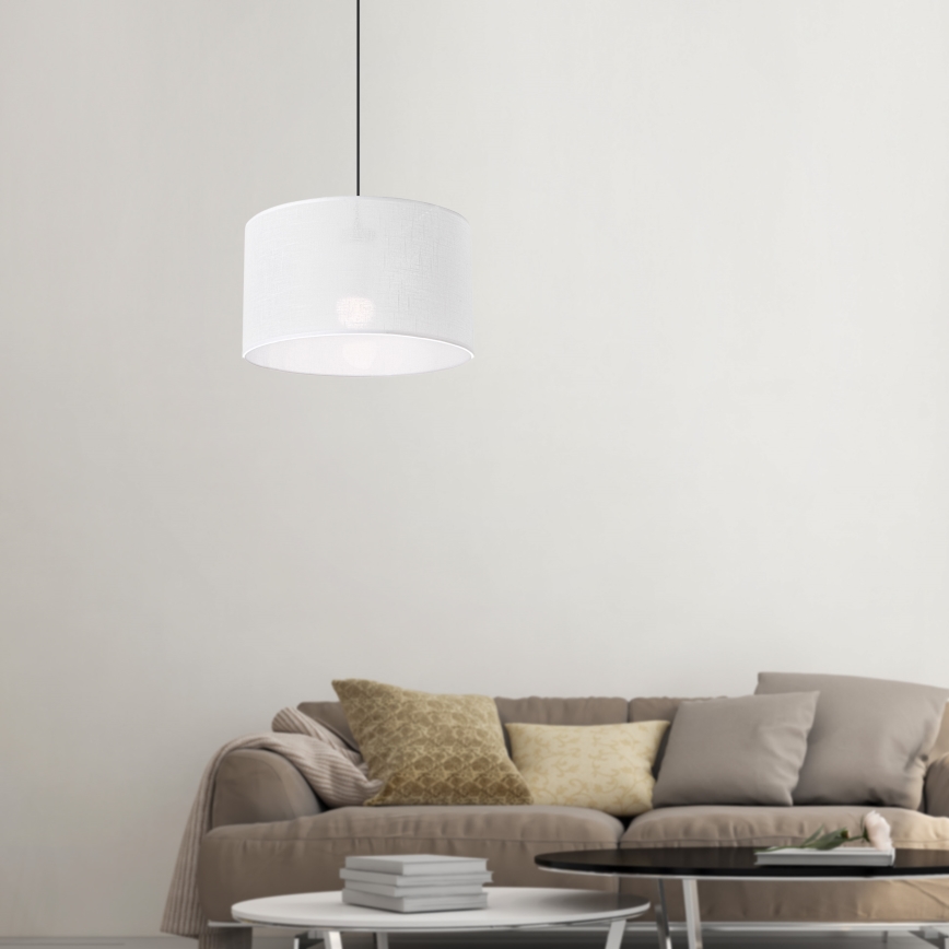 Brilagi - Hanglamp aan een koord ANTHONY 1xE27/60W/230V eiken/wit