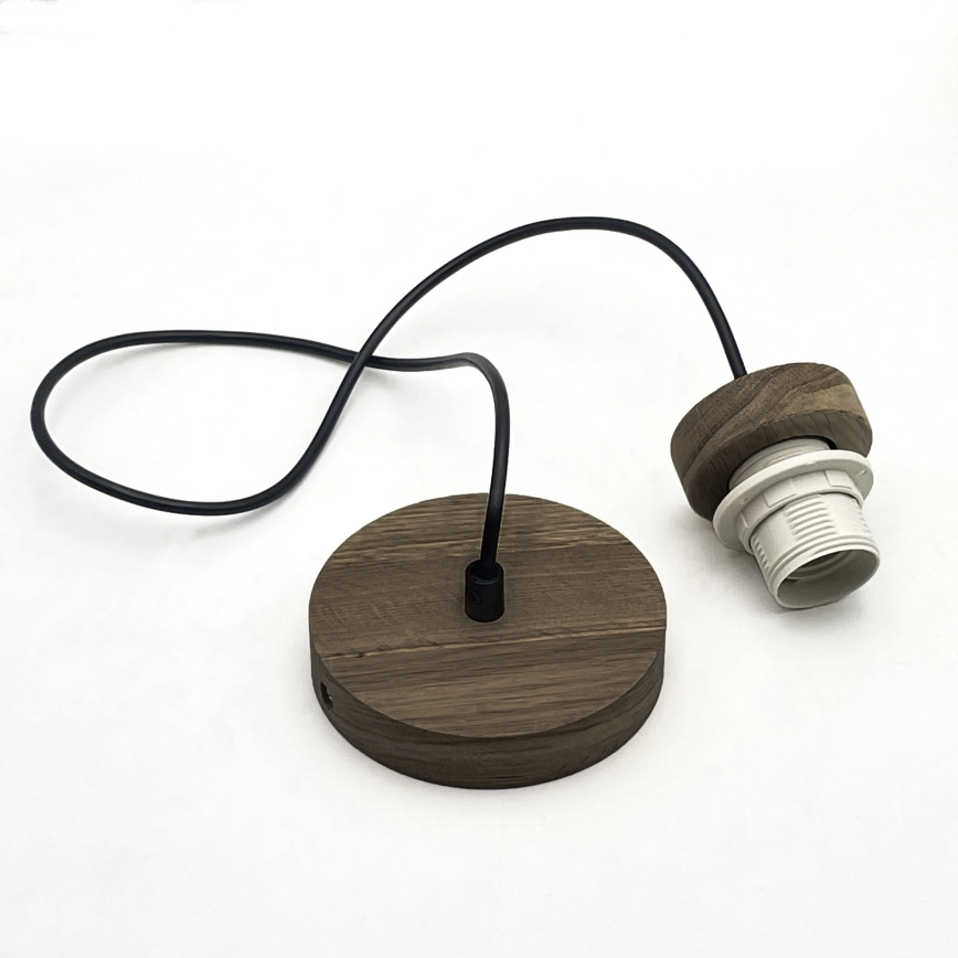 Brilagi - Hanglamp aan een koord ANTHONY 1xE27/60W/230V eiken/wit