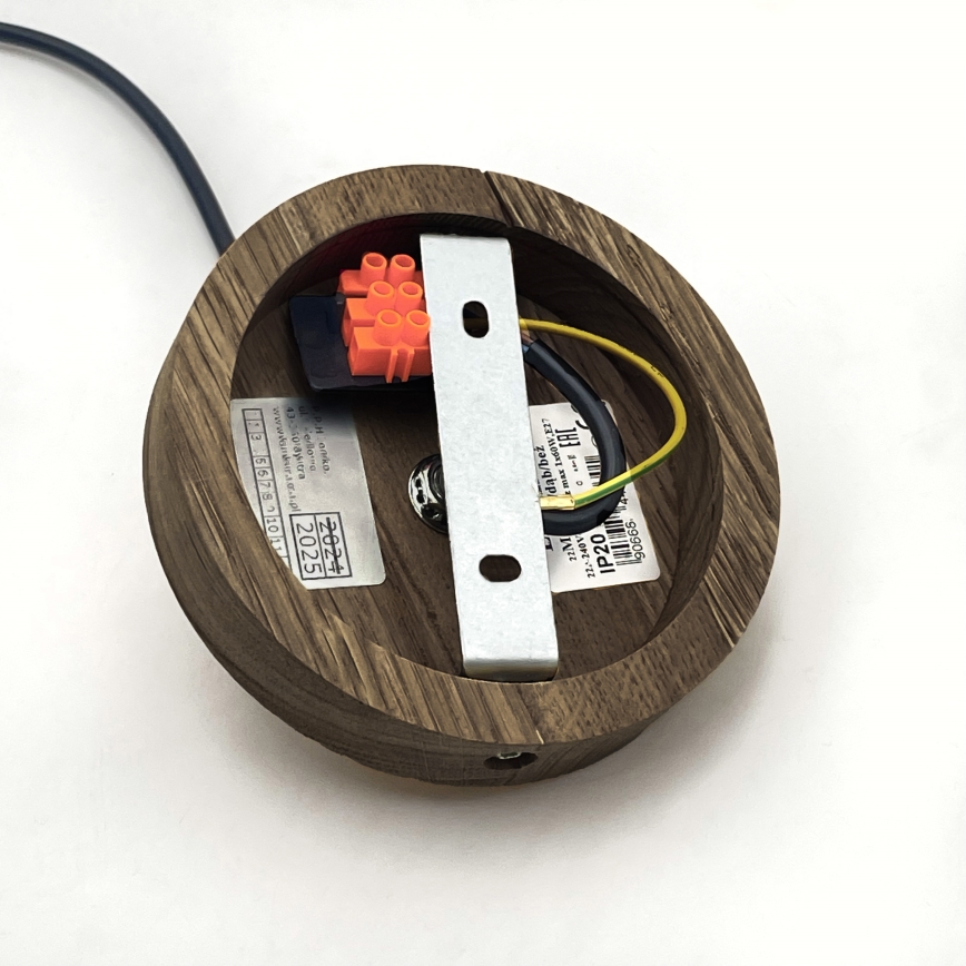 Brilagi - Hanglamp aan een koord ANTHONY 1xE27/60W/230V eiken/wit