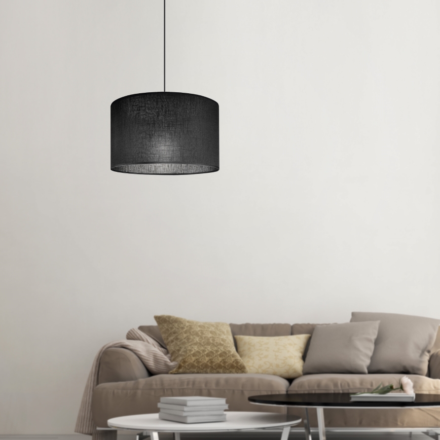Brilagi - Hanglamp aan een koord ANTHONY 1xE27/60W/230V eiken/zwart