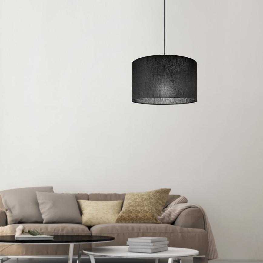 Brilagi - Hanglamp aan een koord ANTHONY 1xE27/60W/230V eiken/zwart