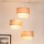 Brilagi - Hanglamp aan een koord ARIZONA BOHO 3xE27/15W/230V beige/wit