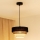 Brilagi - Hanglamp aan een koord ASPEN LUNETA 1xE27/15W/230V diameter 25 cm zwart/beige/crème