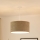 Brilagi - Hanglamp aan een koord BOUCLE ROLLER 1xE27/15W/230V diameter 45 cm bruin