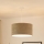 Brilagi - Hanglamp aan een koord BOUCLE ROLLER 1xE27/15W/230V diameter 50 cm bruin