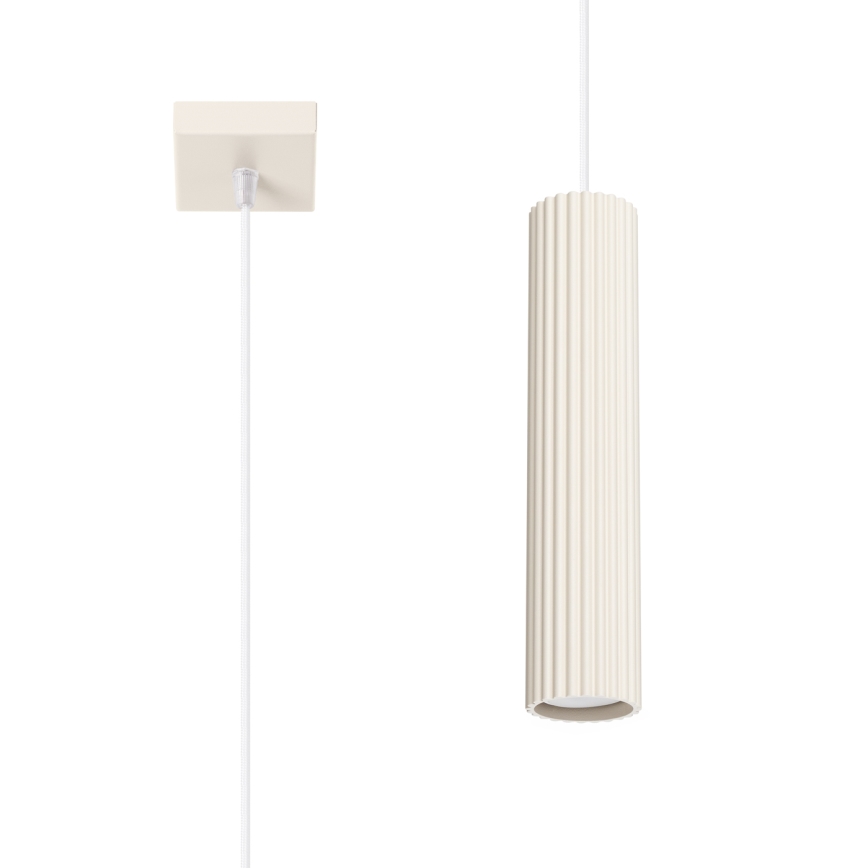 Brilagi - Hanglamp aan een koord CRESTO 1xGU10/10W/230V crème