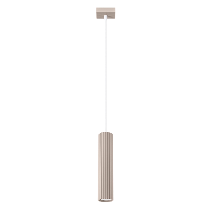 Brilagi - Hanglamp aan een koord CRESTO 1xGU10/10W/230V taupe